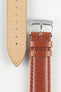 Morellato VIOLINO Genuine Lizard Skin Strap in GOLD BROWN