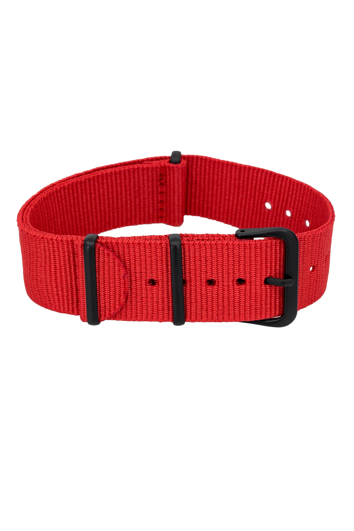 Red NATO watch strap