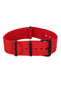 Red NATO watch strap