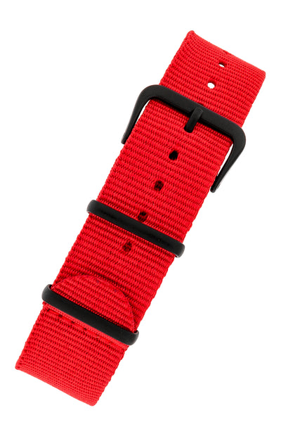 Red NATO watch strap