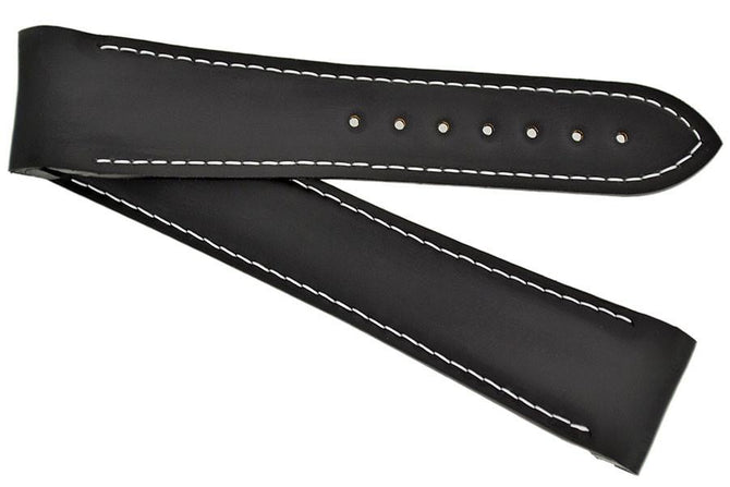 OMEGA 98000296 Planet Ocean Deployment Rubber Watch Strap in 22mm – Black/White