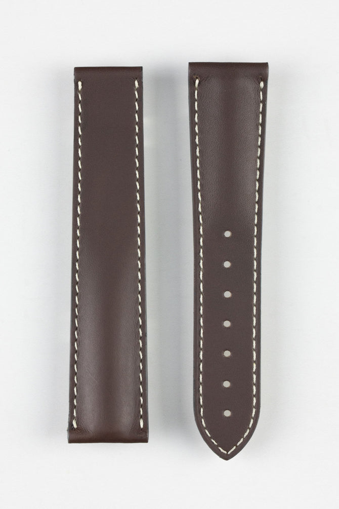 omega brown leather watch 