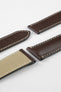 omega brown leather watch 