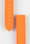 OMEGA 98000337 Planet Ocean 18mm Deployment Rubber Watch Strap in ORANGE