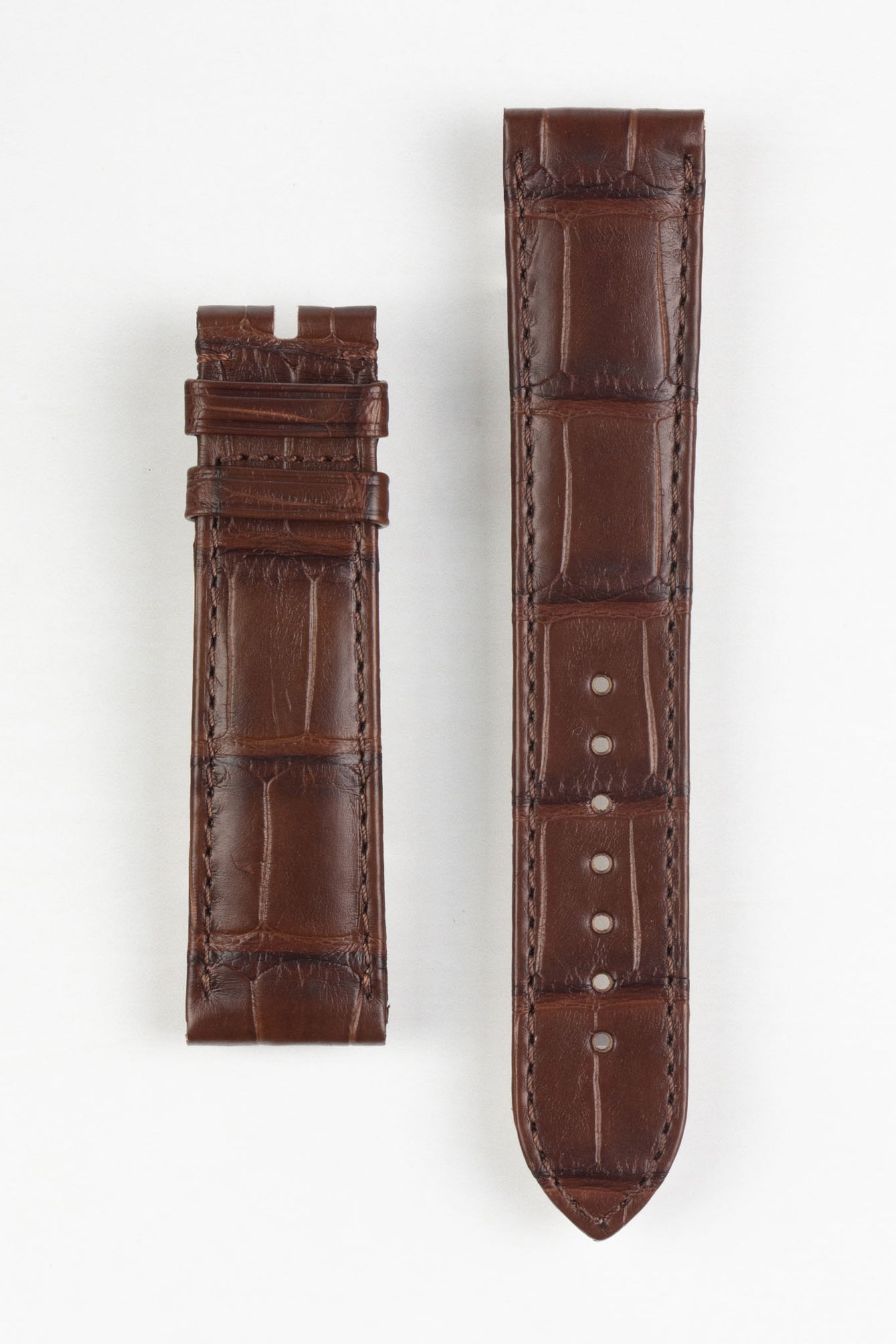 omega seamaster alligator strap 