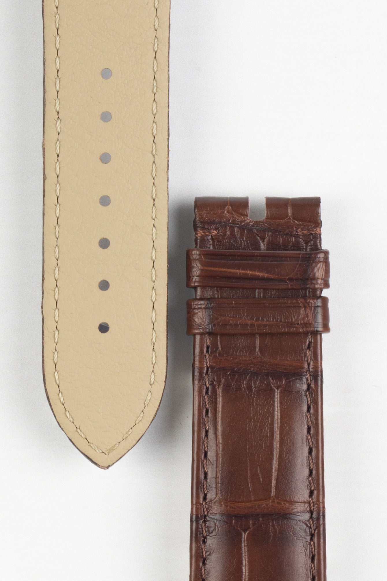 omega seamaster alligator strap 