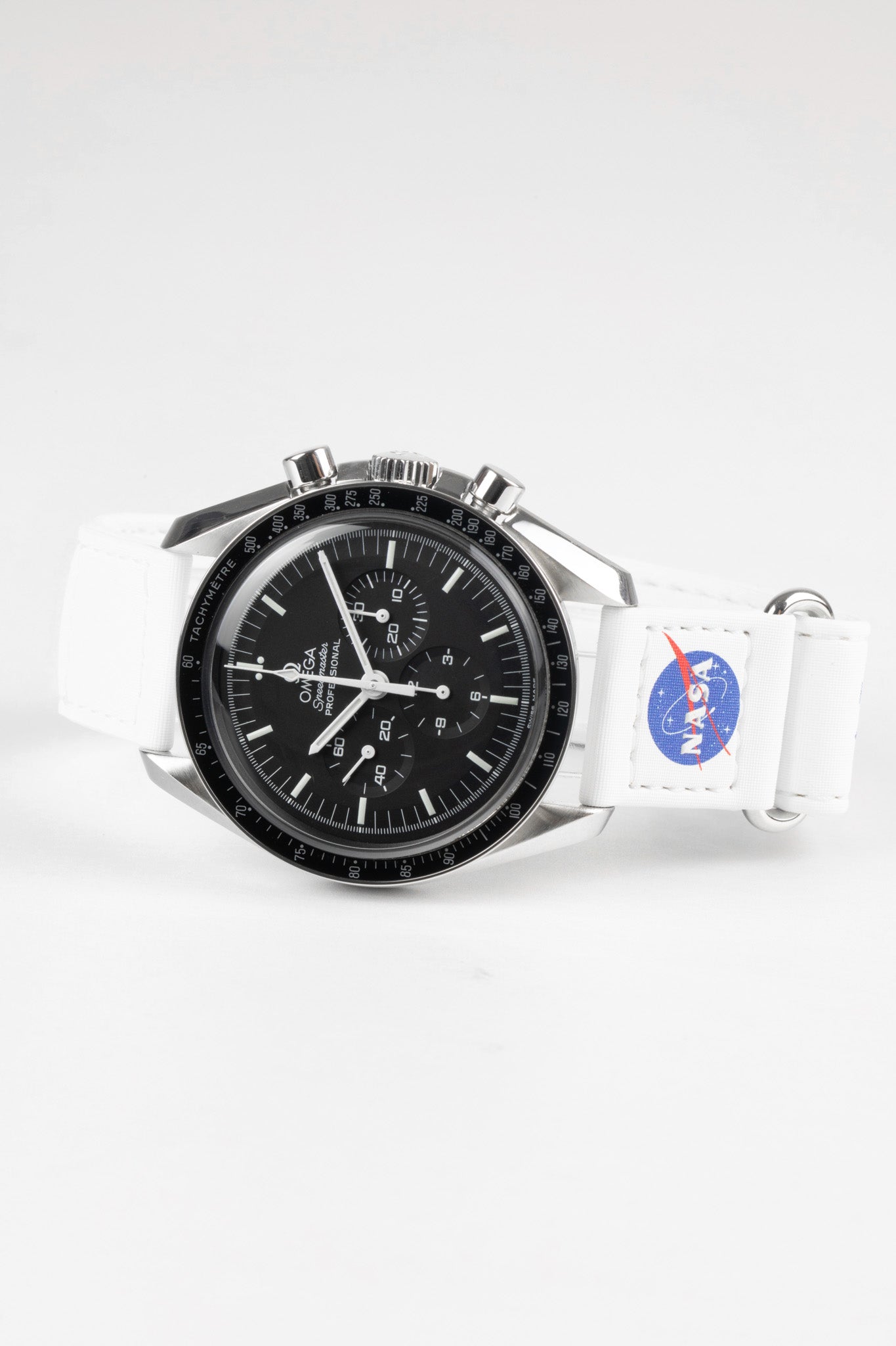 OMEGA CWZ016041 2-Piece NASA Moonwatch Velcro® Strap - WHITE