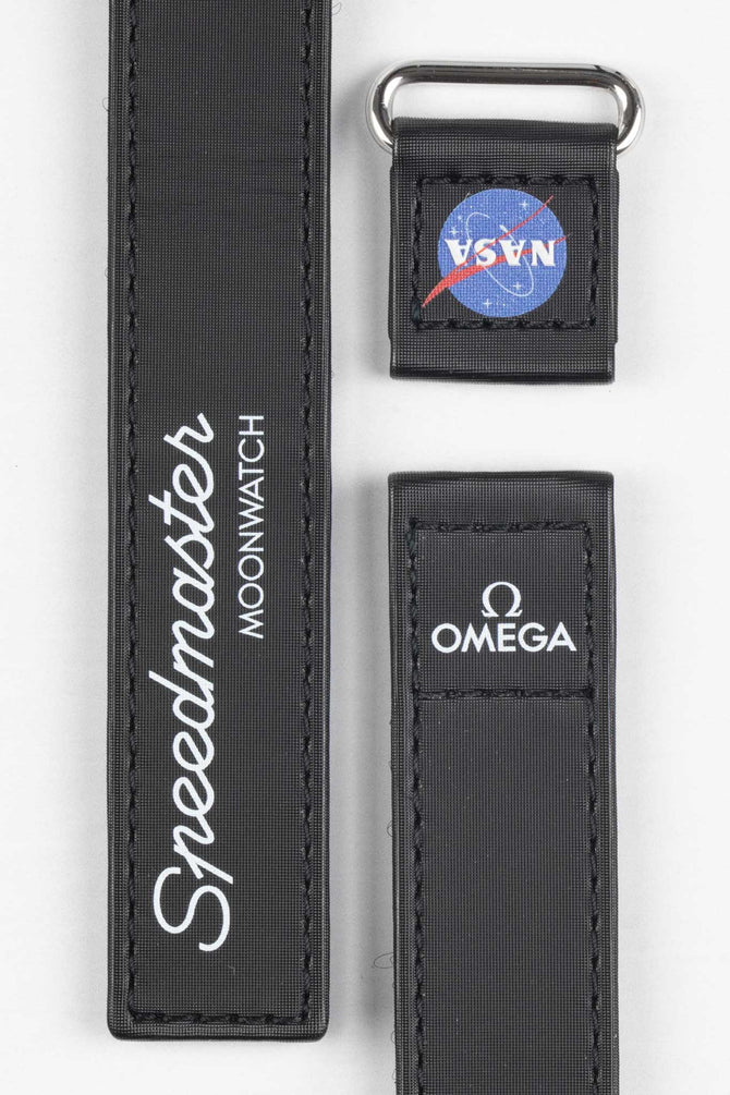 OMEGA CWZ016042 2-Piece NASA Speedmaster Moonwatch Velcro® Strap - BLACK
