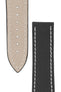 Omega-Style Calf Deployment Watch Strap in BLACK