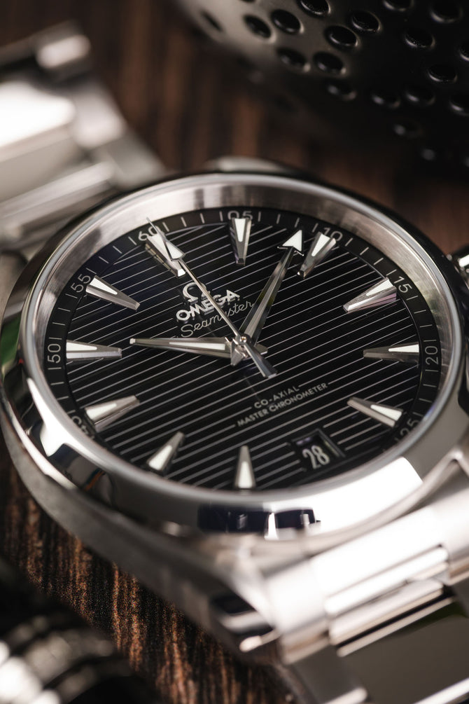 OMEGA 220.10.41.21.01.001 Seamaster Aqua Terra 150m 41mm Co‑Axial Master Chronometer - Teaked Black Dial