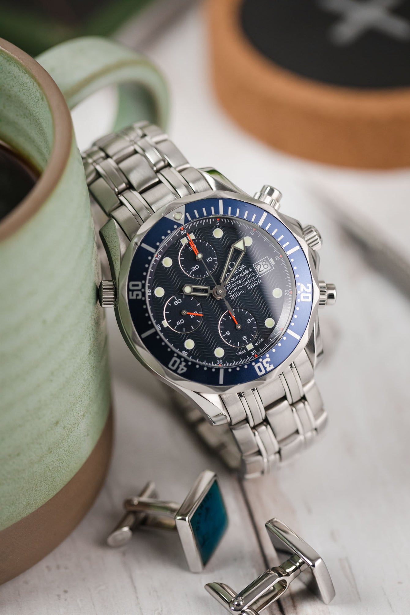 OMEGA Seamaster Chrono Diver 300m  - Blue