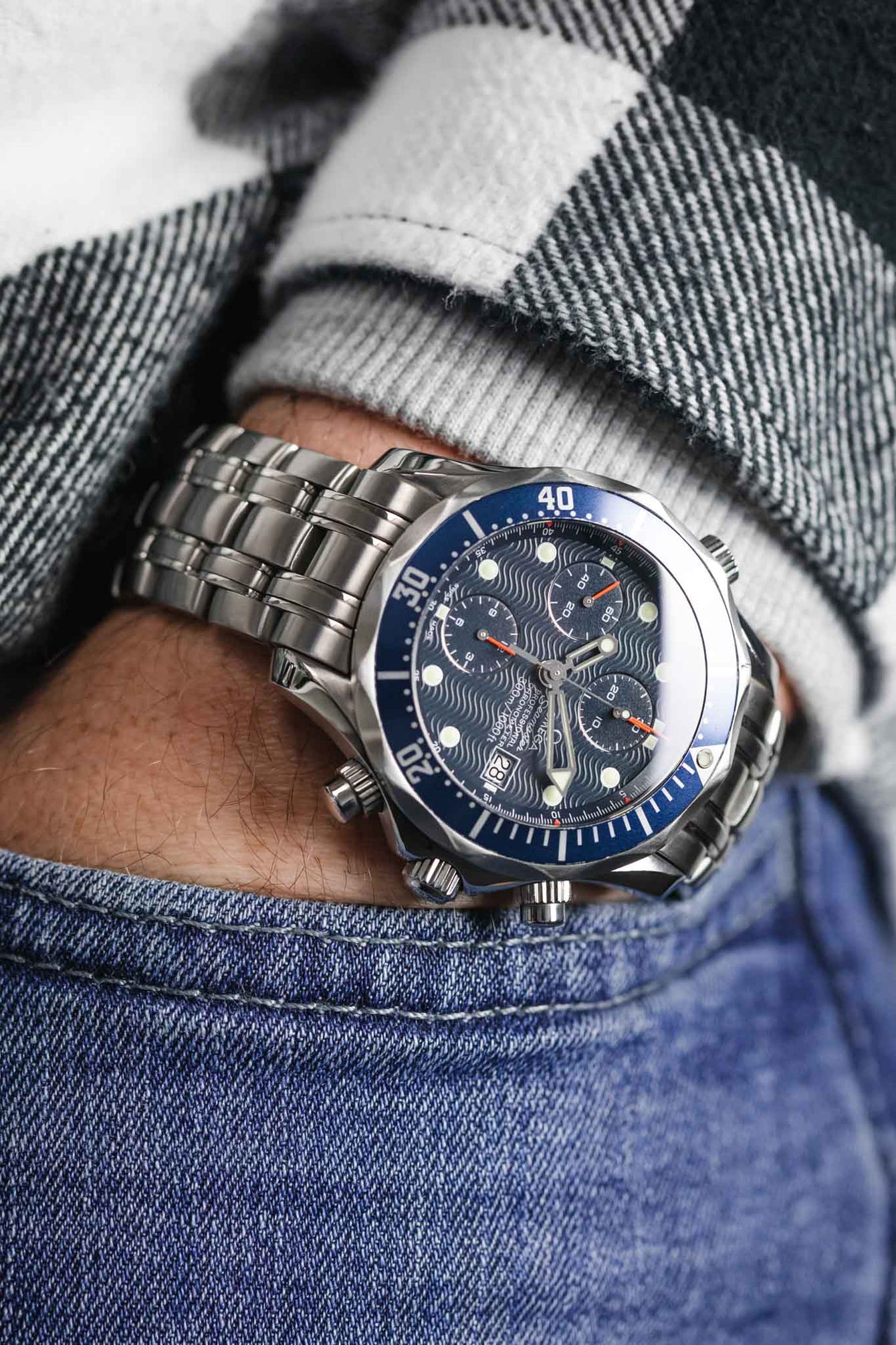 OMEGA Seamaster Chrono Diver 300m  - Blue