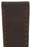 omega brown leather strap