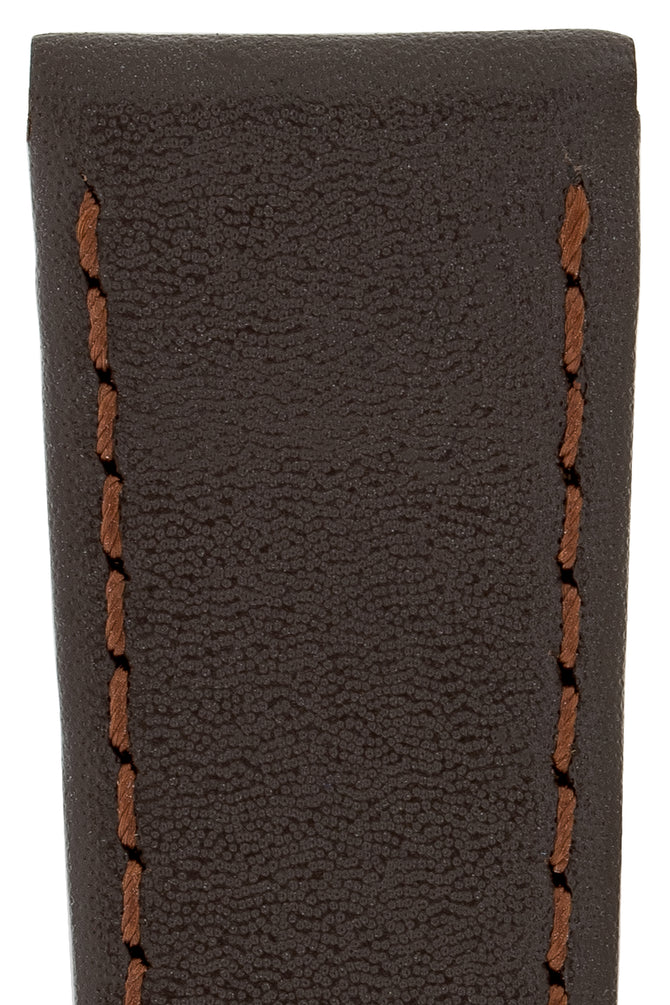 omega brown leather strap