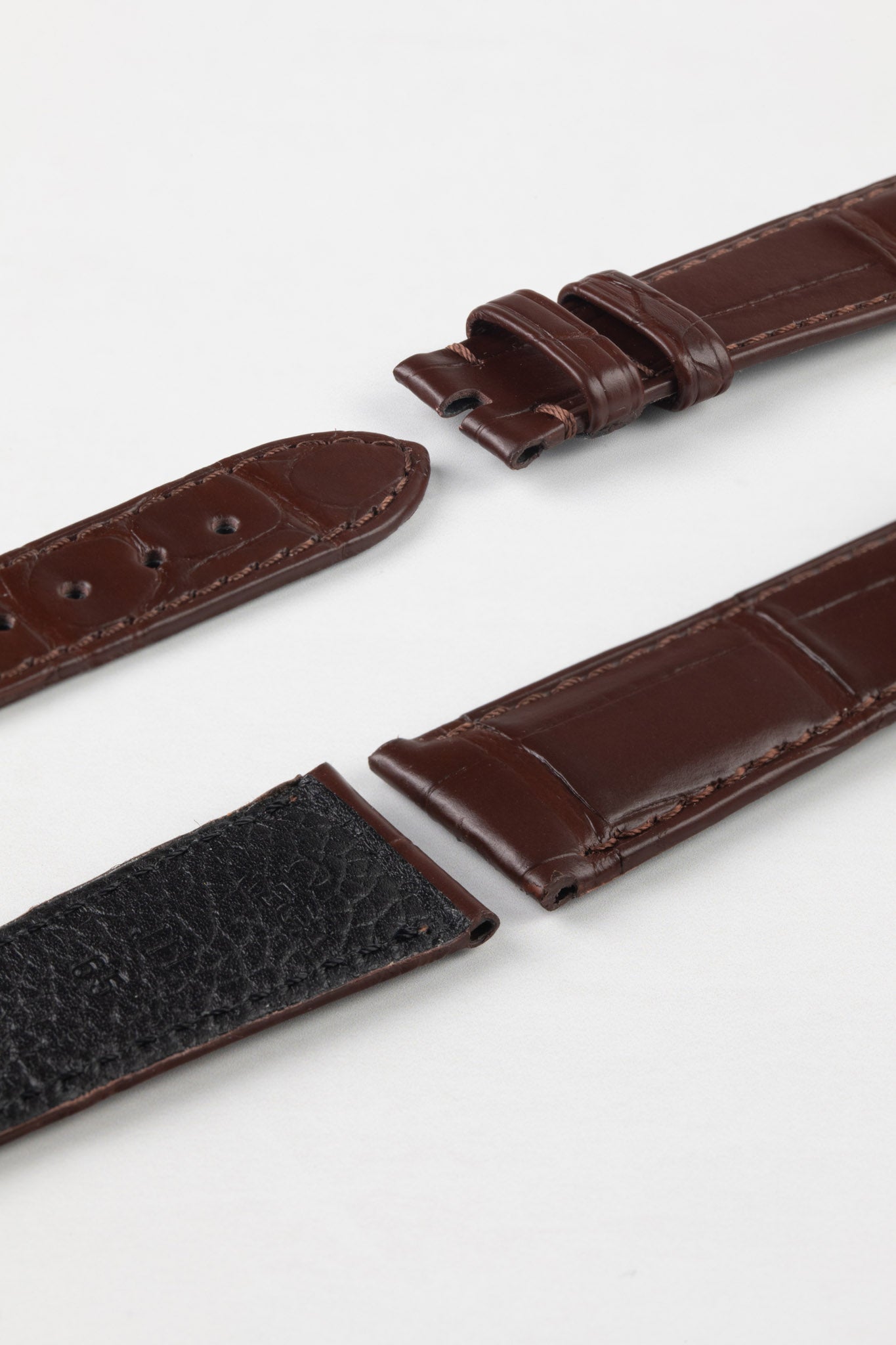 Omega Brown Alligator Strap | 19mm | WatchObsession UK – Watch