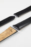 omega black watch strap 