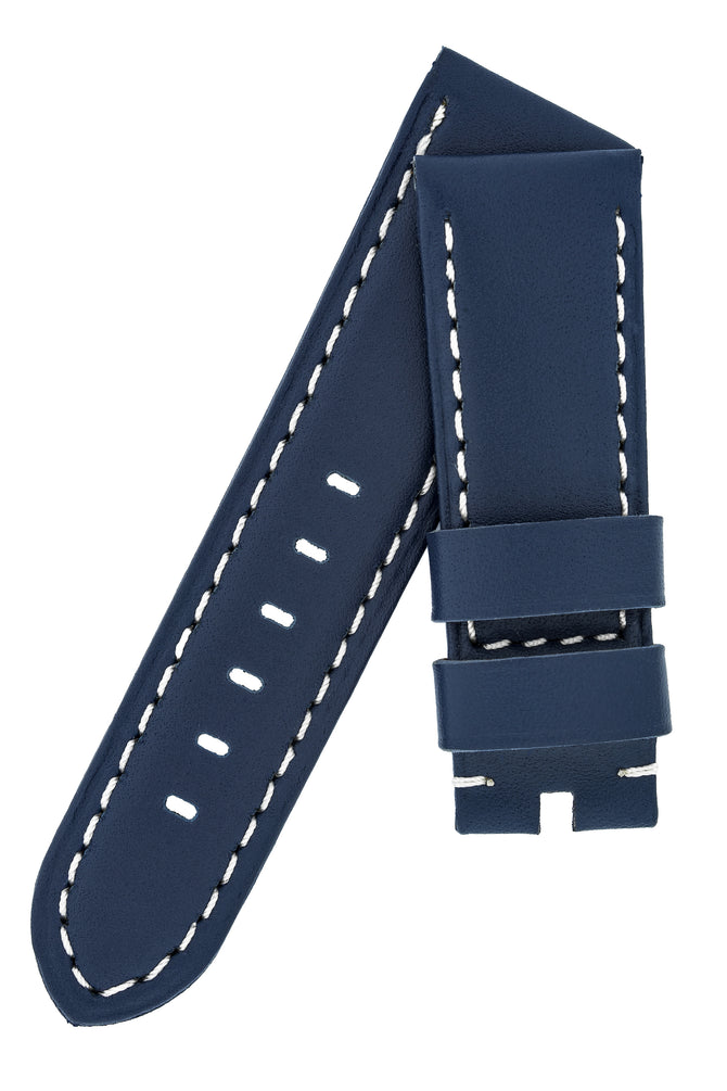 Panerai-Style Calf Leather Watch Strap in BLUE