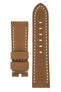 Panerai-Style Calf Leather Watch Strap in CARAMEL