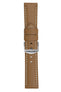 Panerai-Style Calf Leather Watch Strap in CARAMEL