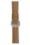 Panerai-Style Calf Leather Watch Strap in CARAMEL