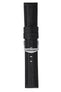 Panerai-Style Alligator-Embossed Watch Strap in BLACK / BLACK