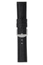 Panerai-Style Alligator-Embossed Watch Strap in BLACK / BLACK
