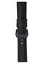 Panerai-Style Alligator-Embossed Watch Strap in BLACK / BLACK