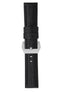 Panerai-Style Alligator-Embossed Watch Strap in BLACK / BLACK