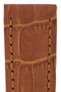 Panerai-Style Alligator-Embossed Watch Strap in BROWN / BROWN