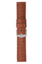 Panerai-Style Alligator-Embossed Watch Strap in BROWN / BROWN