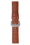 Panerai-Style Alligator-Embossed Watch Strap in BROWN / BROWN