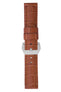 Panerai-Style Alligator-Embossed Watch Strap in BROWN / BROWN