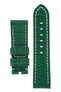 Panerai-Style Alligator-Embossed Watch Strap in GREEN