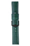 Panerai-Style Alligator-Embossed Watch Strap in GREEN