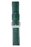 Panerai-Style Alligator-Embossed Watch Strap in GREEN