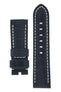 Panerai-Style Alligator-Embossed Watch Strap in NIGHT BLUE