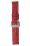 Panerai-Style Alligator-Embossed Watch Strap in RED