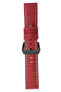 Panerai-Style Alligator-Embossed Watch Strap in RED