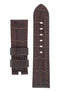 Panerai-Style Alligator-Embossed Watch Strap in TABAC / TABAC