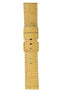 Panerai-Style Alligator-Embossed Watch Strap in YELLOW
