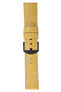 Panerai-Style Alligator-Embossed Watch Strap in YELLOW