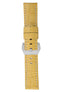 Panerai-Style Alligator-Embossed Watch Strap in YELLOW