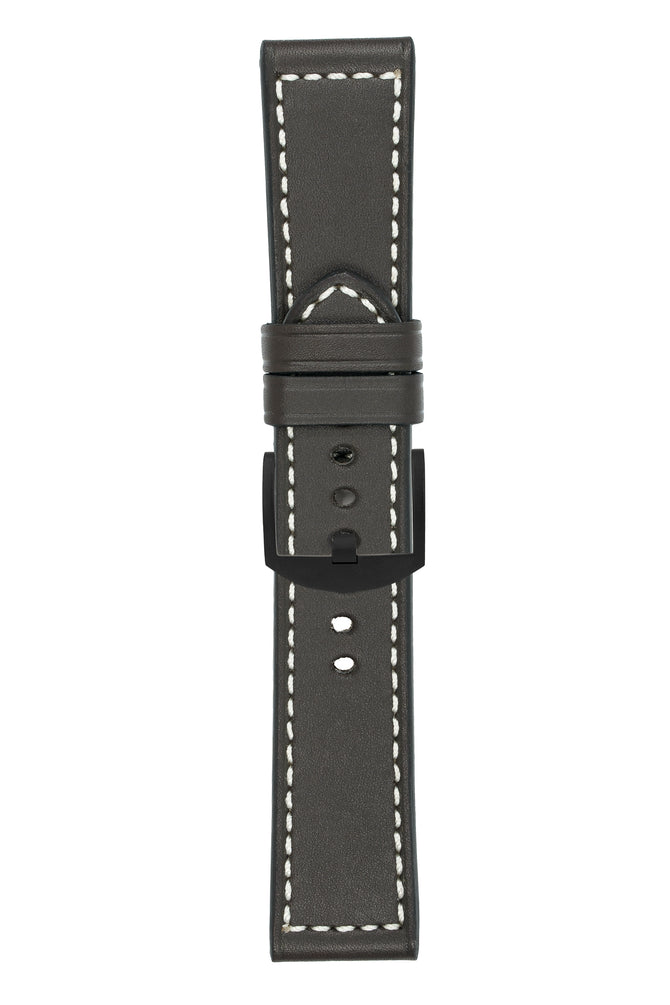 Panerai-Style Marino Leather Watch Strap in BROWN