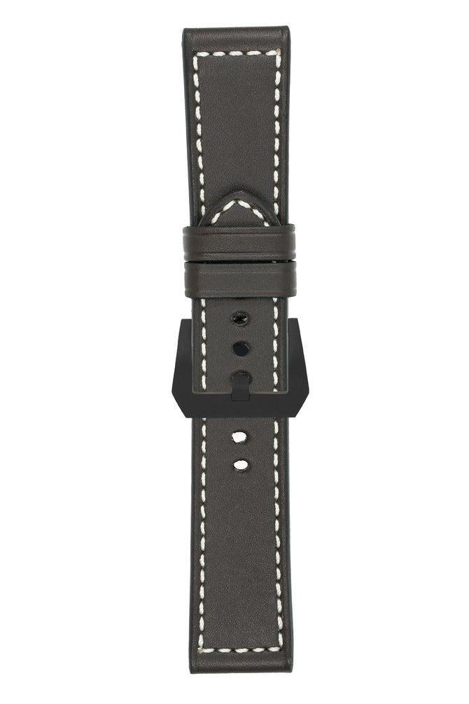Panerai-Style Marino Leather Watch Strap in BROWN