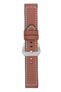 Panerai-Style Marino Leather Watch Strap in GOLD BROWN