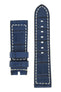 Panerai-Style Marino Alligator Embossed Watch Strap in BLUE