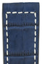 Panerai-Style Marino Alligator Embossed Watch Strap in BLUE