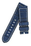 Panerai-Style Marino Alligator Embossed Watch Strap in BLUE