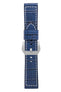 Panerai-Style Marino Alligator Embossed Watch Strap in BLUE