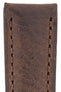 Panerai-Style Vintage Leather Watch Strap in BROWN
